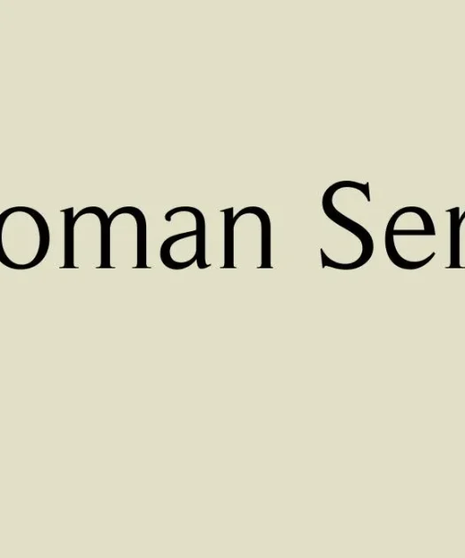 Roman Serif Font Free Download