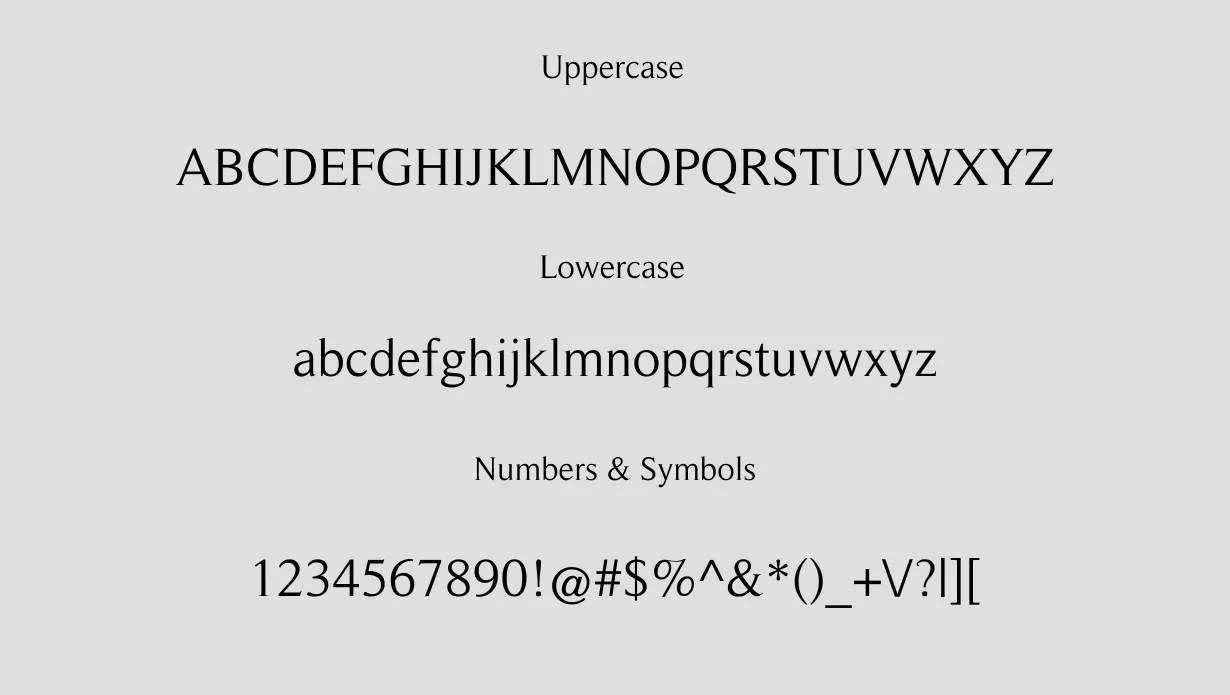 Roman Serif Font