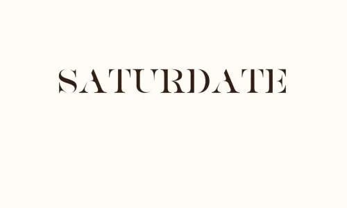 Saturdate Font Free Download