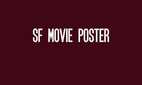 SF Movie Poster Font Free Download