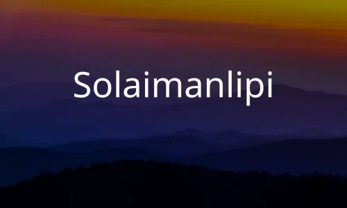 SolaimanLipi Font Free Download