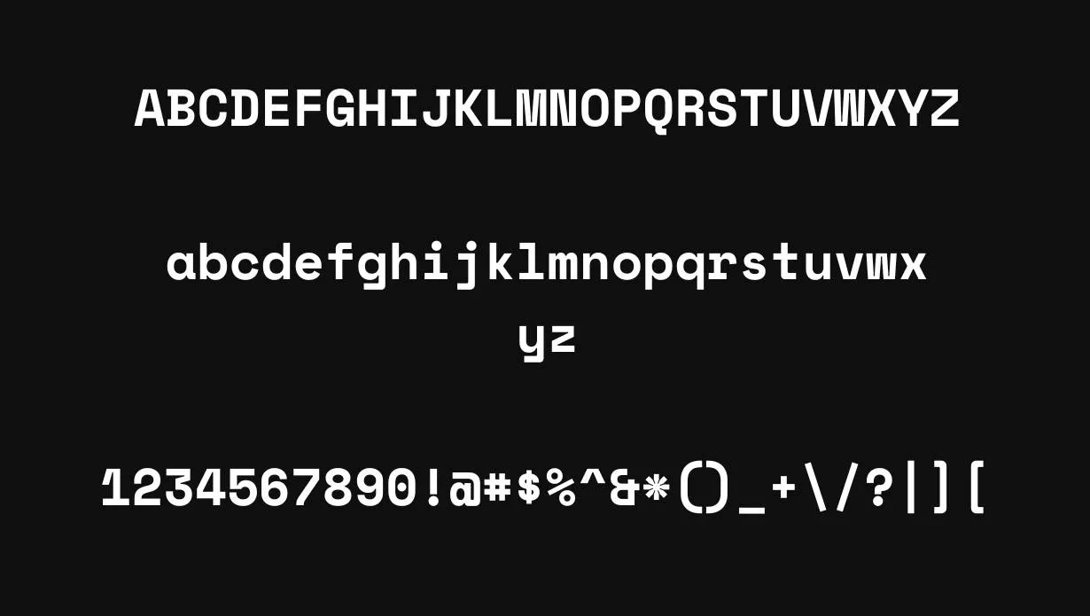 Space Mono Font