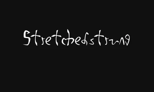 StretchedStrung Font Free Download