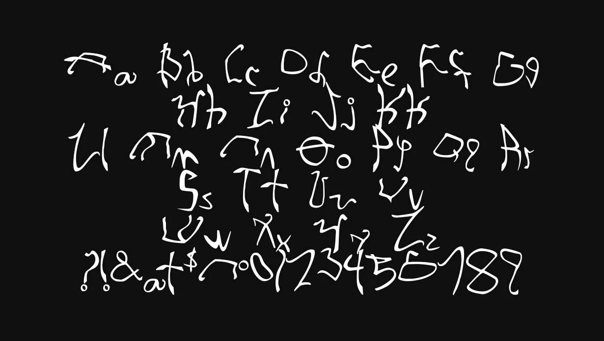 StretchedStrung Font