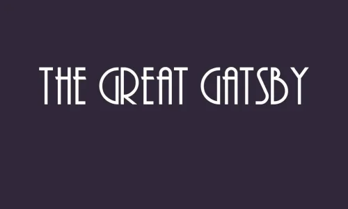 The Great Gatsby Font Free Download