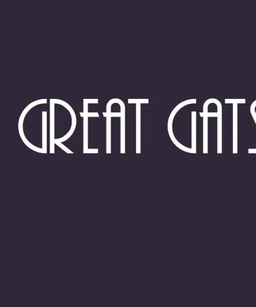 The Great Gatsby Font Free Download