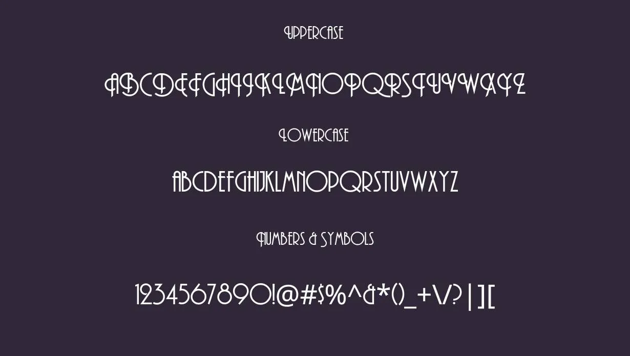 The Great Gatsby Font