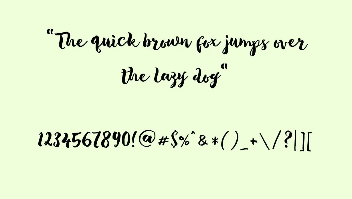 The Tropical Script Font