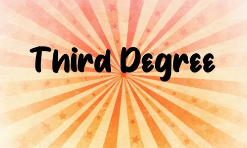Third Degree Font Free Download
