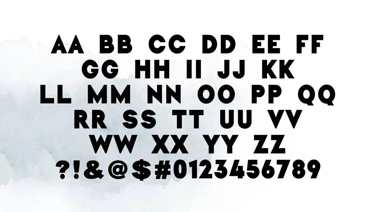 Unique Font