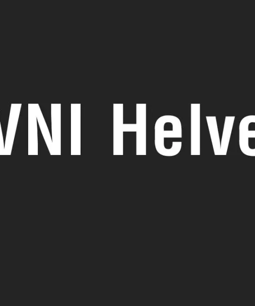 VNI Helve Condense Font Free Download