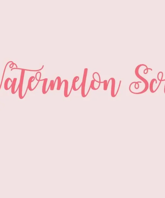 Watermelon Script Font Free Download