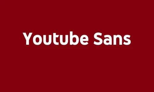 YouTube Sans Font Free Download