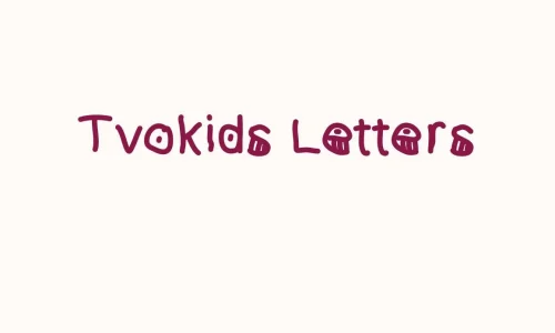 Tvokids Letters Font Free Download