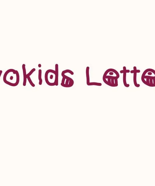 Tvokids Letters Font Free Download
